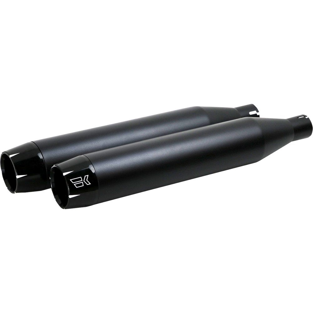 KHROME WERKS 3-1/2" Slip-On Mufflers - Black 202600