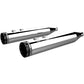 KHROME WERKS 4-1/2" HP-Plus? Slip-On Mufflers - Chrome with Tracer Tip 202790