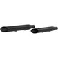 KHROME WERKS 3" HP-Plus? Slip-On Mufflers - Slash-Cut - Black - XL 202895