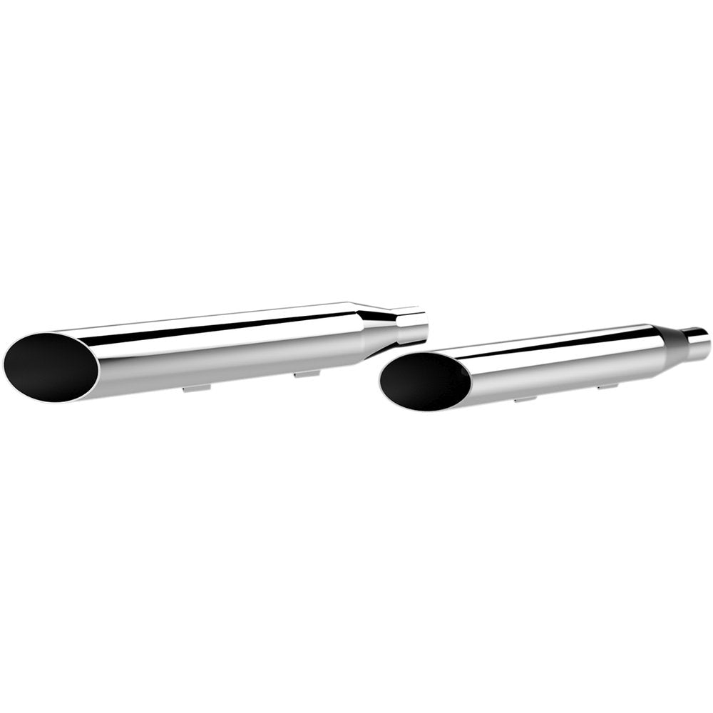 KHROME WERKS 3" HP-Plus? Slip-On Mufflers - Slash-Cut - Chrome - XL 202395