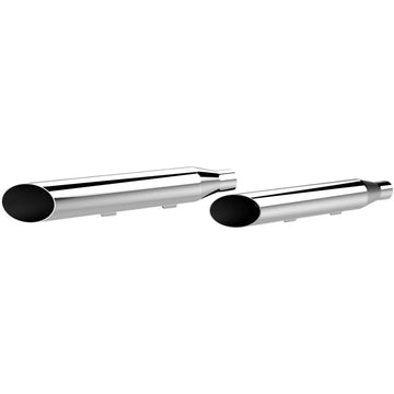 KHROME WERKS 3" HP-Plus? Slip-On Mufflers - Slash-Cut - Chrome - XL 202395
