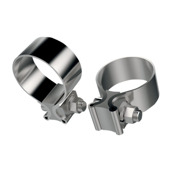 KHROME WERKS Exhaust Clamp - Stainless Steel - 1-3/4