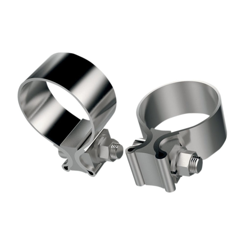 KHROME WERKS Exhaust Clamp - Stainless Steel - 1-3/4" 203030