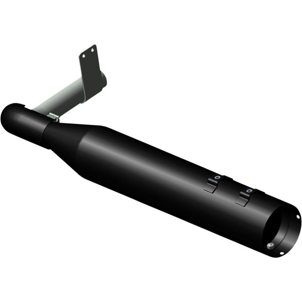 KHROME WERKS Sidekick Ghost Pipe - Black 200795
