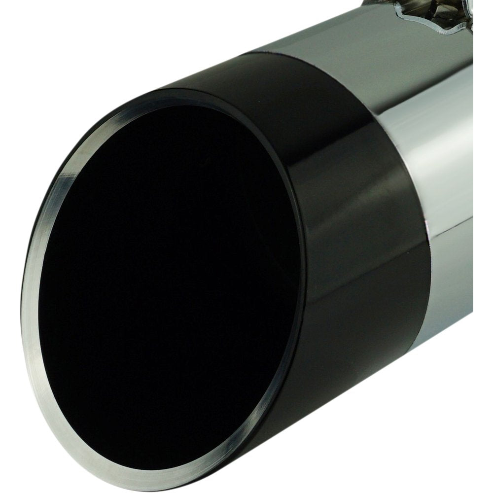 KHROME WERKS Replacement End Cap - Edge - 4-1/2" - Black 200714P