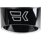 KHROME WERKS Replacement End Cap - Edge - 4-1/2" - Black 200714P
