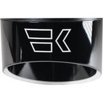 KHROME WERKS Replacement End Cap - Edge - 4-1/2" - Black 200714P