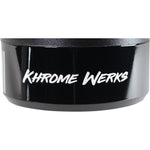 KHROME WERKS 4-1/2" Klassic Tip - Right - Black Powdercoat 200659P