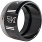KHROME WERKS 4-1/2" Klassic Tip - Left - Black Powdercoat 200658P