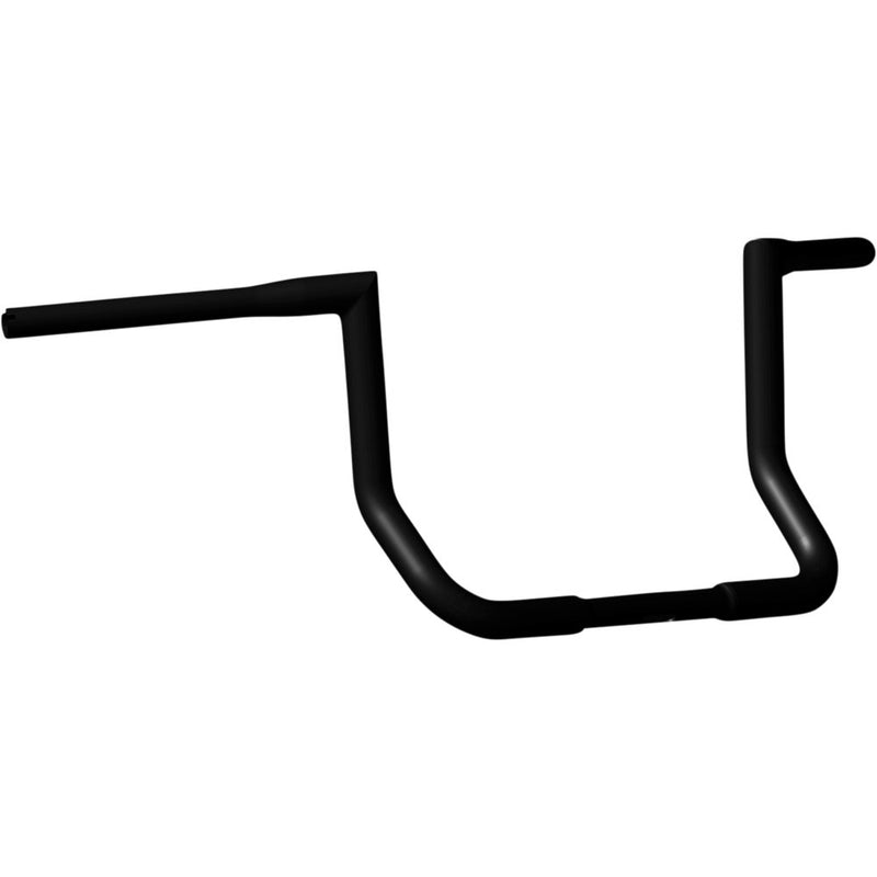 KHROME WERKS Buck-25 Handlebar - FLH - 10" - Black 300730