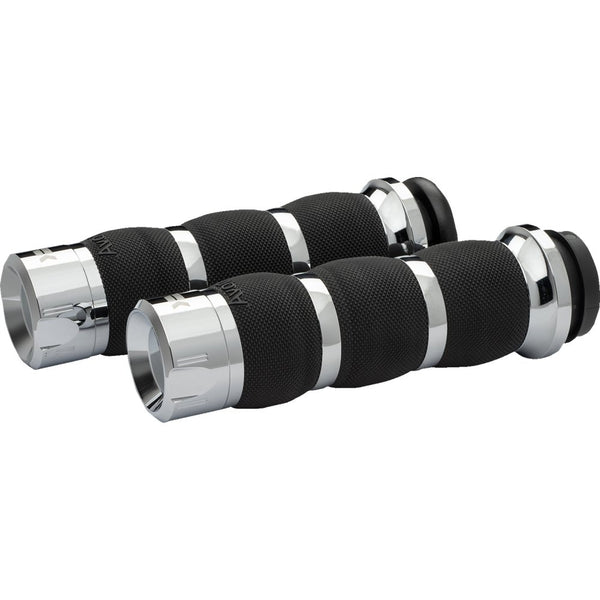 KHROME WERKS Klassic Grips - Air Cushion - Cable - Chrome 500295