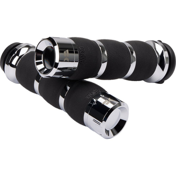 KHROME WERKS Klassic Grips - Air Cushion - TBW - Chrome 500195