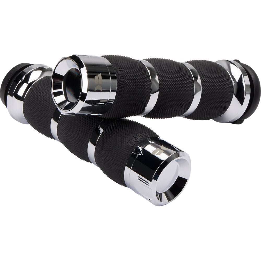 KHROME WERKS Klassic Grips - Air Cushion - TBW - Chrome 500195