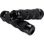 KHROME WERKS Klassic Grips - Air Cushion - TBW - Black 500190