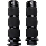 KHROME WERKS Klassic Grips - Air Cushion - TBW - Black 500190