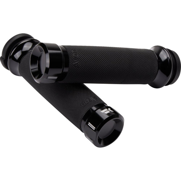 KHROME WERKS Klassic Grips - Custom Contour - TBW - Black 500180