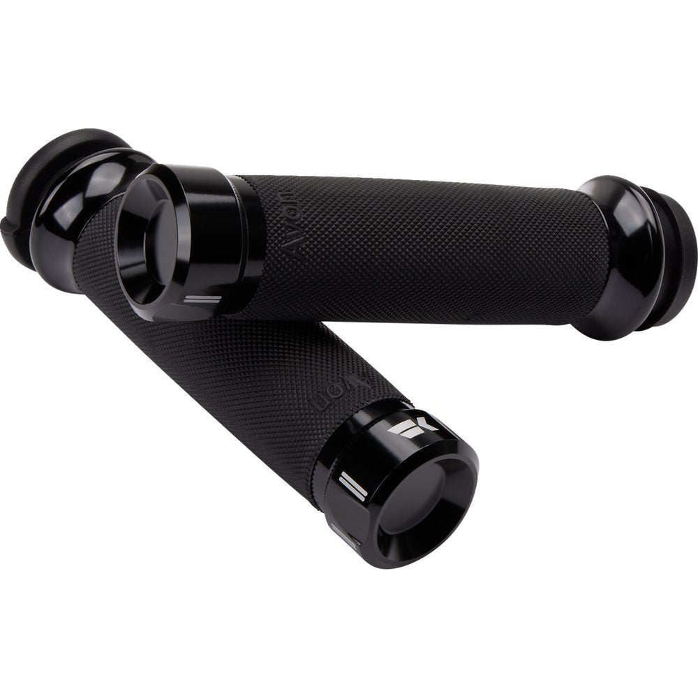 KHROME WERKS Klassic Grips - Custom Contour - TBW - Black 500180