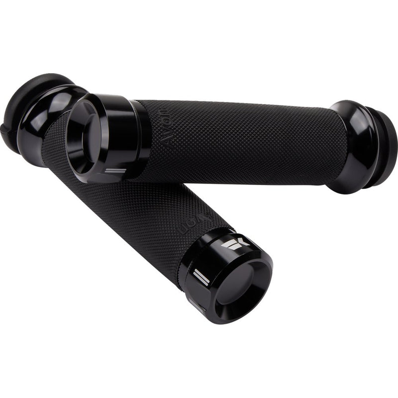 KHROME WERKS Klassic Grips - Custom Contour - TBW - Black 500180