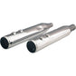 KHROME WERKS 4-1/2" HP-Plus? Slip-On Mufflers with Race Tip - Chrome - M8  202935