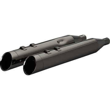 KHROME WERKS 4-1/2" HP-Plus? Slip-On Mufflers with Edge Tip - Eclipse? - M8  201935
