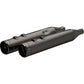 KHROME WERKS 4-1/2" HP-Plus? Slip-On Mufflers with Klassic Tip - Eclipse? - M8 201930