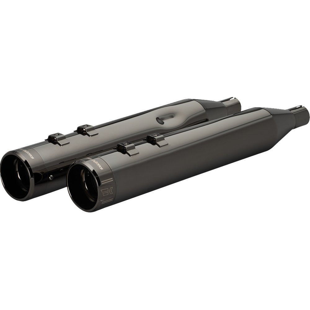 KHROME WERKS 4-1/2" HP-Plus? Slip-On Mufflers with Klassic Tip - Eclipse? - M8 201930