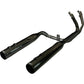 KHROME WERKS 2-into-2 Dominator Exhaust System with 4-1/2" Mufflers - Eclipse? with Race Tip - M8  201130
