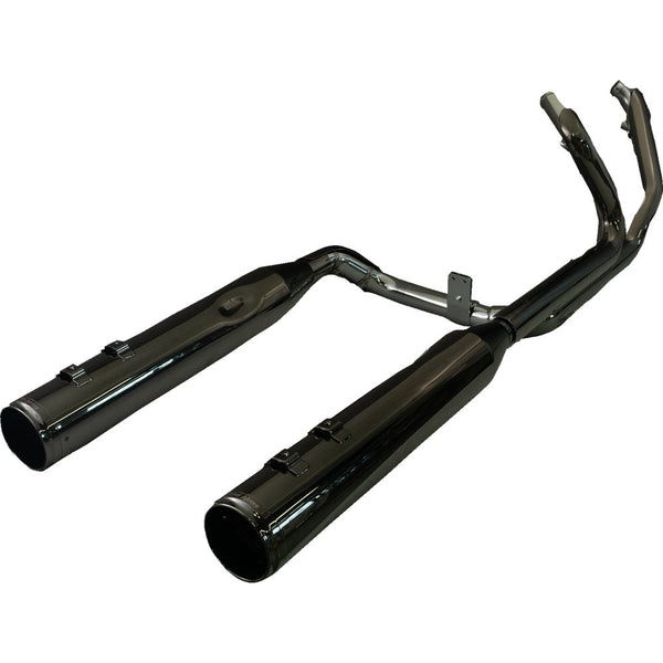 KHROME WERKS 2-into-2 Dominator Exhaust System with 4-1/2