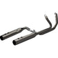 KHROME WERKS 2-into-2 Dominator Exhaust System with 4-1/2" Mufflers - Eclipse? with Klassic Tip - M8  201500
