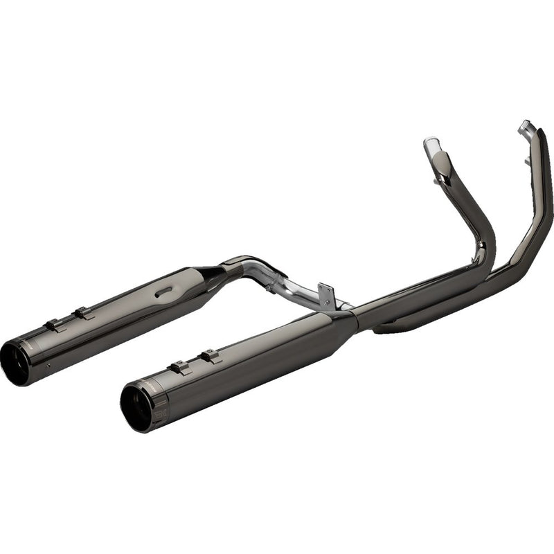 KHROME WERKS 2-into-2 Dominator Exhaust System with 4-1/2" Mufflers - Eclipse? with Klassic Tip - M8  201500