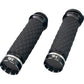 KHROME WERKS Tracer Grips - Custom Contour - Diamond - Black 500320