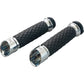 KHROME WERKS Edge Grips - Custom Contour - Diamond - Chrome 500315