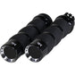 KHROME WERKS Turbine Grips - Air Cushion - Cable - Black 500230