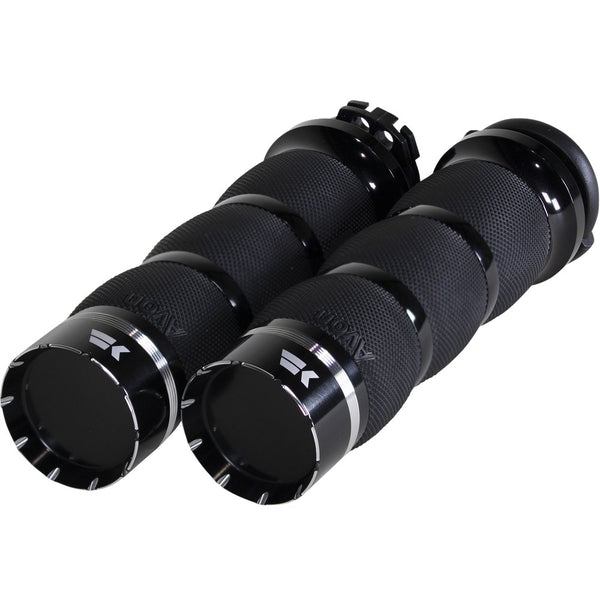 KHROME WERKS Tracer Grips - Air Tracer - Cable - Black 500210