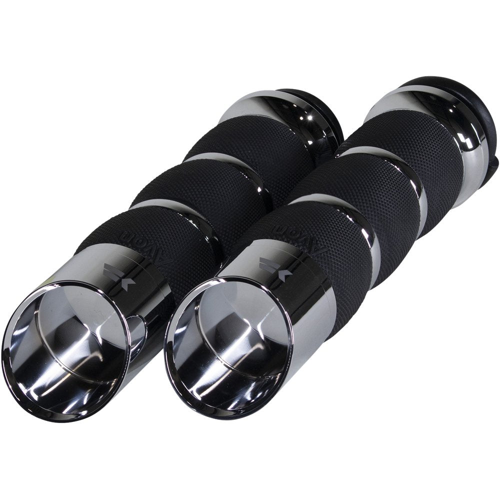 KHROME WERKS Edge Grips - Air Cushion - TBW - Chrome 500170