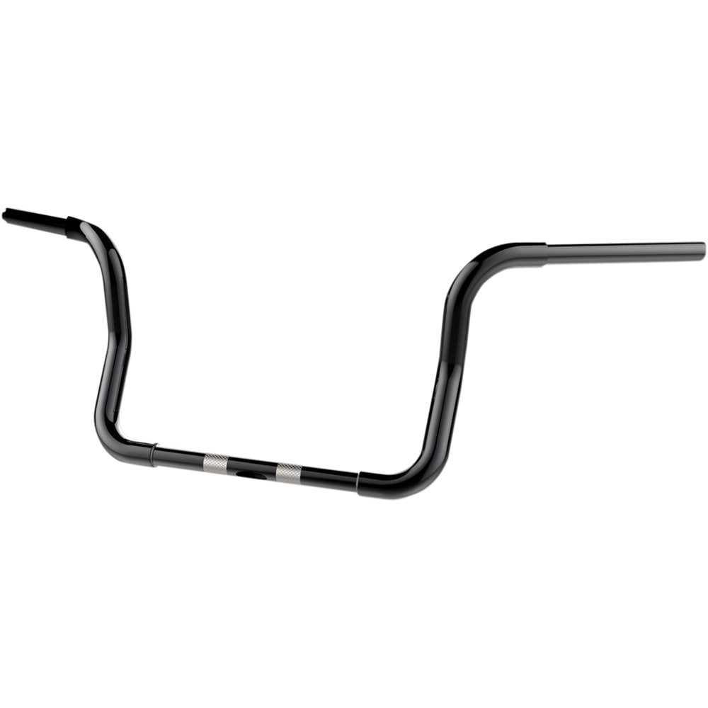 KHROME WERKS 1-1/4" Bobber Ape Hanger Handlebar - TBW - 10" - Black 300870