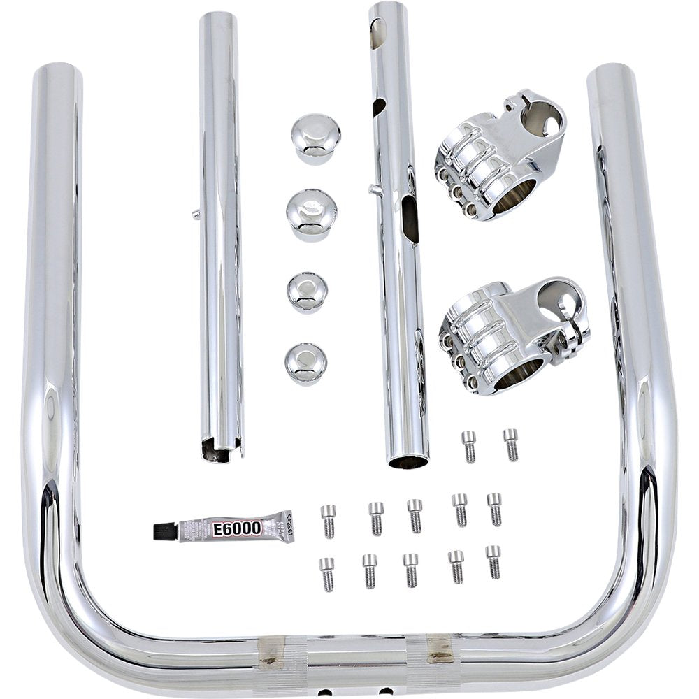 KLOCK WERKS Pullback Klip Hanger Handlebar - 14" - Chrome KWH-01-0334