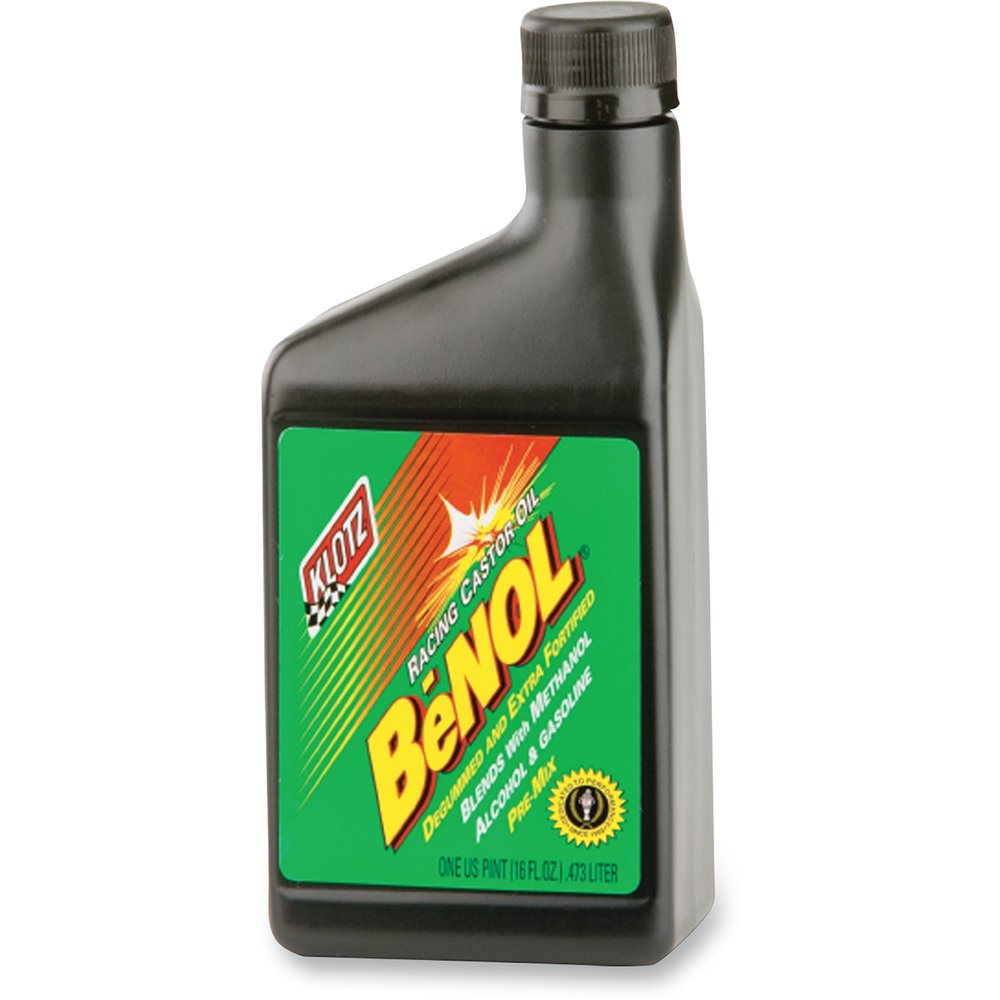 KLOTZ OIL BeNOL? Racing 2-Stroke Pre-Mix Castor Oil - 16 U.S fl oz. BC ...