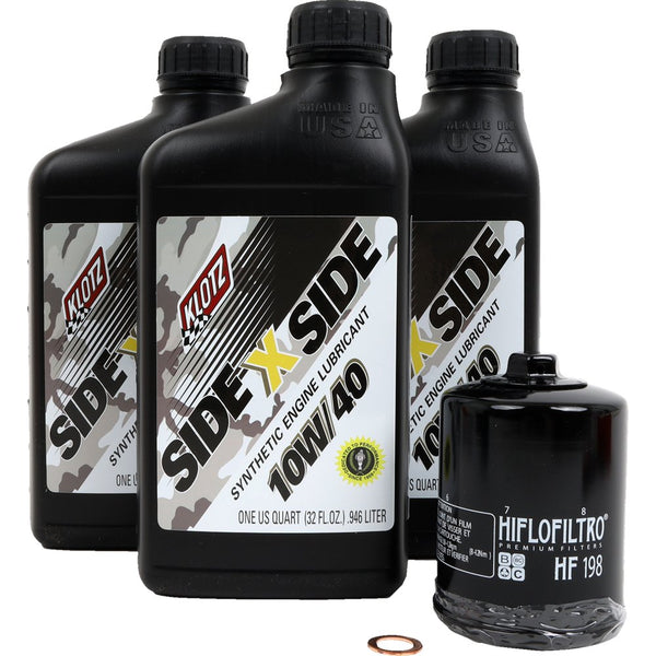 KLOTZ OIL Oil Change Kit - Polaris - 10W/40 KU-110