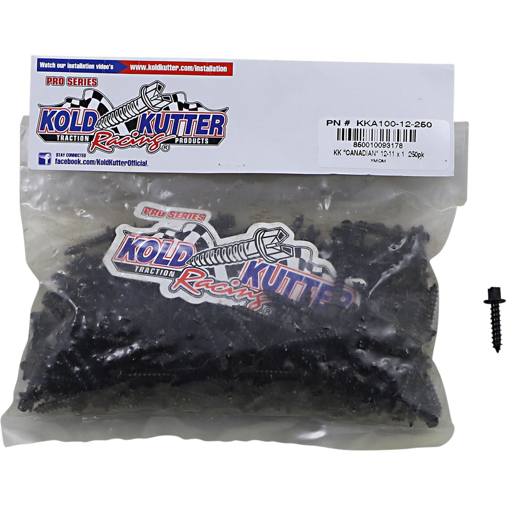 KOLD KUTTER Outlaw Screws - #12 - 11 x 1 - 250 Pack KKA100-12-250