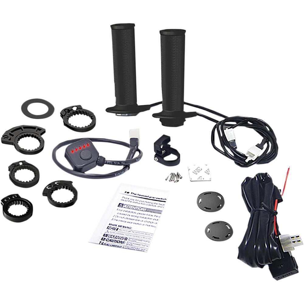 KOSO NORTH AMERICA MX-1 Heated Grips for Snow/Dirt Bikes - 7/8" AX1070G0