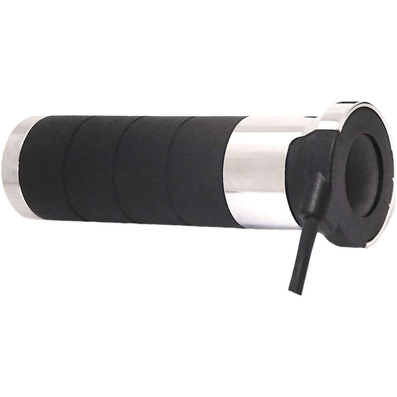 KOSO NORTH AMERICA Grips - Heated - Titan - 7/8" - Chrome AX065MG0
