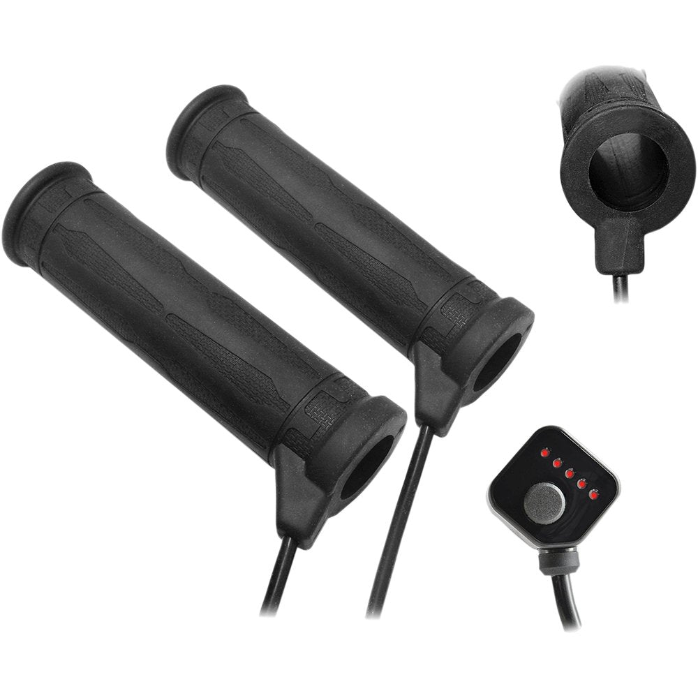 KOSO NORTH AMERICA 5 Level Thumb Throttle Heated Grips - 7/8" - Heated Thumb AM10712G