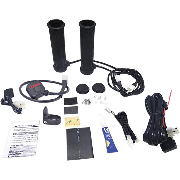 KOSO NORTH AMERICA 5 Level Thumb Throttle Heated Grips - 7/8
