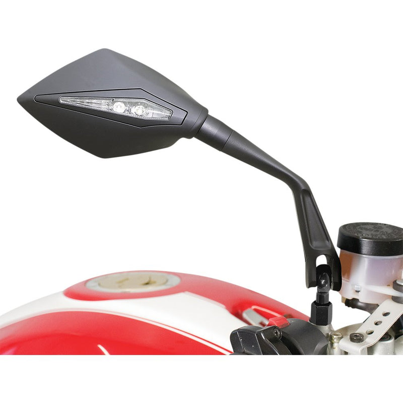 KOSO NORTH AMERICA Mirror - Apex - Diamond - Black SB000010