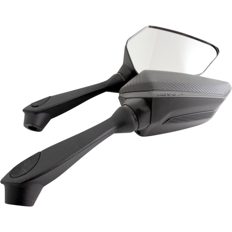 KOSO NORTH AMERICA Mirrors - Sprint - Side View - Kidney - Black SA000003