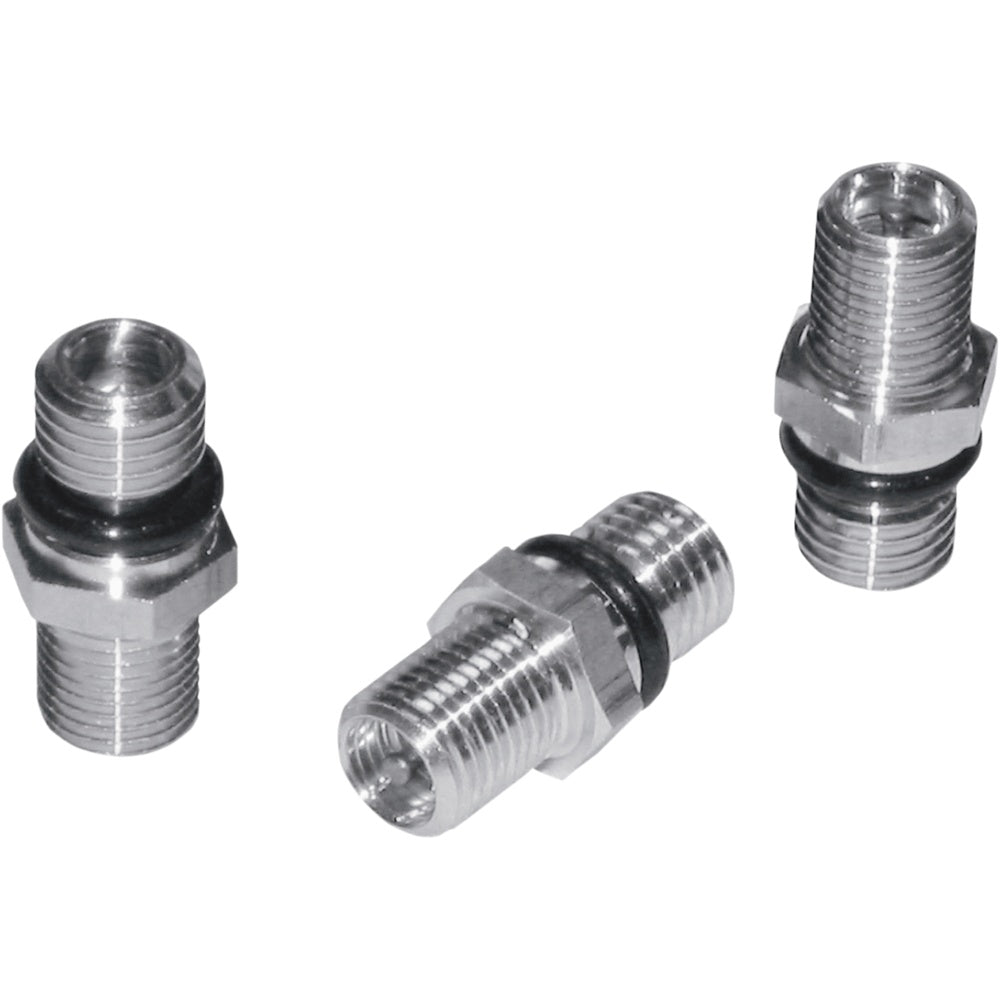 KYB Shock Air Valve Complete with O-Ring - Rear - Chrome 120130000101