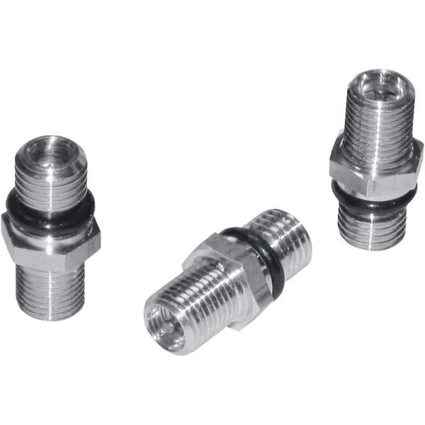 KYB Shock Air Valve Complete with O-Ring - Rear - Chrome 120130000101