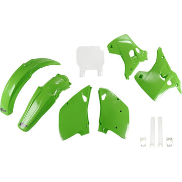 UFO Body Kit - OEM Green/White - KX 125/250 '93 KAKIT194F@999