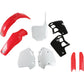 UFO Body Kit - '96/'98-'99 OEM Red/White/Black - CR500R HOKIT089F@999